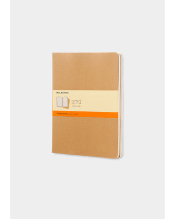 Cahier Notebook 3 Set Ruled Extra Large Kraft