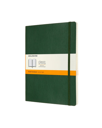 Classic Soft Cover Notebook Ruled Extra Large Myrtle Green