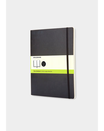 Classic Soft Cover Notebook Plain Extra Large Black