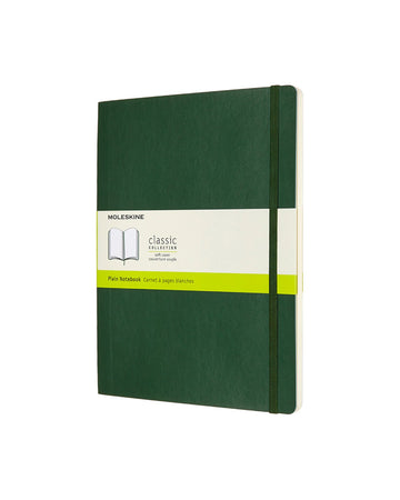 Classic Soft Cover Notebook Plain Extra Large Myrtle Green