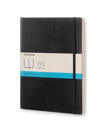 Classic Soft Cover Notebook Dot Grid Extra Large Black