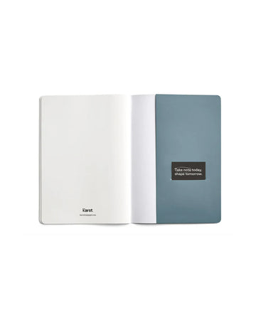 A5 Journal Twin Pack Plain + Ruled Glacier
