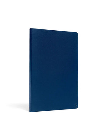 Soft Cover Notebook Plain A5 Navy