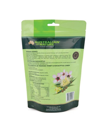 Australian By Nature Manuka Honey Candy with Eucalyptus 60 Bag