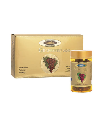 Ok Grapeseed 20g 100 Capsules 3 Pack