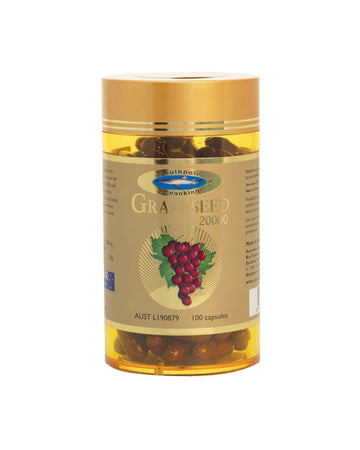 Ok Grapeseed 20g 100 Capsules 3 Pack