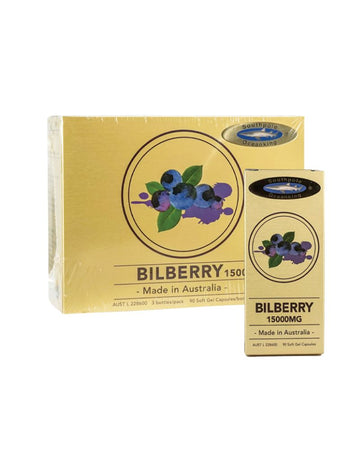 Ok Bilberry 15000mg 90 Capsules 3 Pack