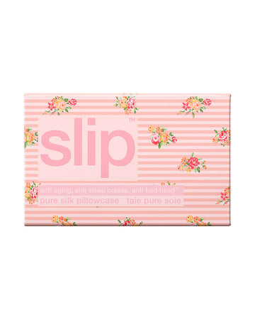 slip pure silk queen pillowcase - petal