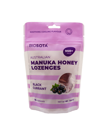 Lozenges Blackcurrent Mgo 950+ 16pcs