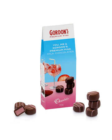 Chocolatier Au Gordon's Pink Gin Chocolate 110g