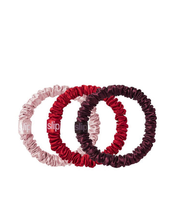 Slip Pure Silk Skinny Scrunchie Trio Tin Ornament - Emmie