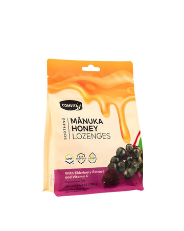 Comvita  Manuka Honey Lozenges Elderberry 180G