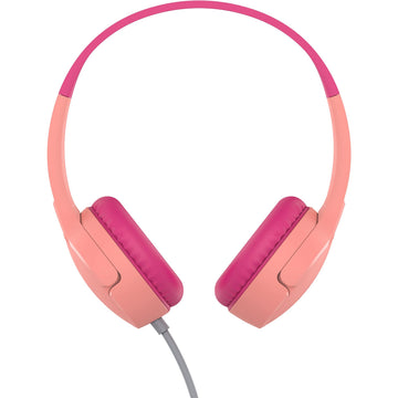 Belkin SOUNDFORM Mini Wired On-Ear Headphones for Kids (Pink)