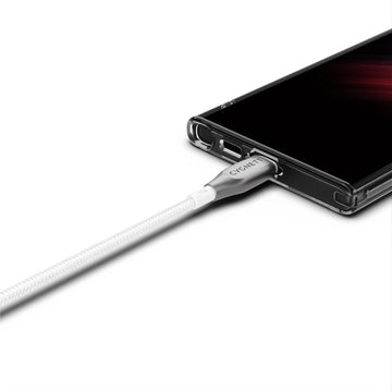 Cygnett Armoured USB-C to USB-C Cable 2M (White)