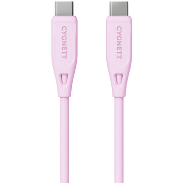 Cygnett Charge & Connect USB-C to USB-C 2.0 Cable V2 1.2m (Pink)
