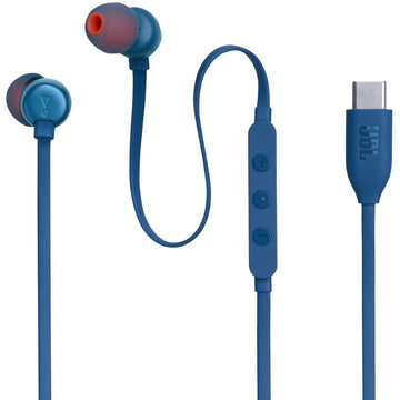 JBL Tune 310C USB-C Wired In-Ear Headphones (Blue)