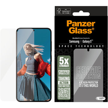 PanzerGlass Ceramic Screen Protector for Galaxy S25