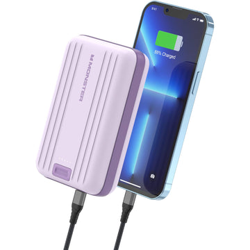 Monster 20K 30W Portable Power Bank (Purple)