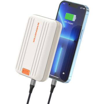 Monster 20K 30W Portable Power Bank (White)