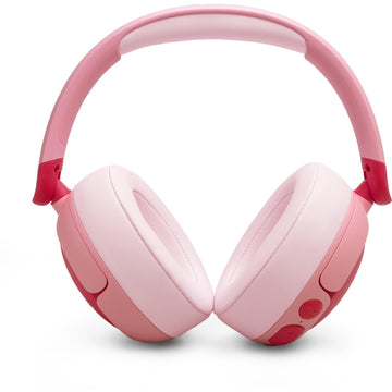 JBL JUNIOR 470NC Wireless Noise Cancelling Kids Over-Ear Headphones (Pink)