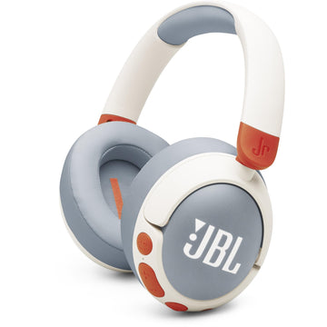 JBL JUNIOR 470NC Wireless Noise Cancelling Kids Over-Ear Headphones (White)