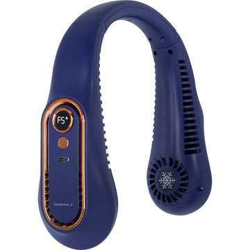 Terminal 2 Neck Fan with Digital Display (Blue)