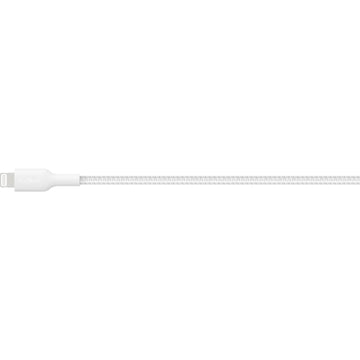 Belkin BoostCharge Braided USB-A to Lightning Cable 2m (White)