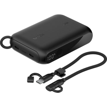 Belkin BoostCharge 10K Power Bank with Display (Black)