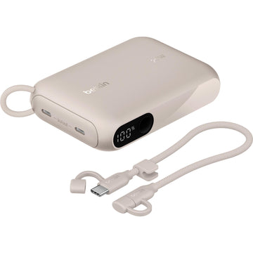 Belkin BoostCharge 10K Power Bank with Display (Sand)