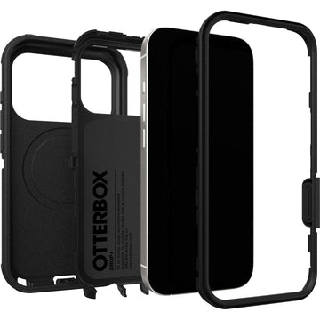 Otterbox Defender Pro MagSafe Case & Cam Control for iPhone 17 Pro (Black)