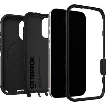 Otterbox Defender Pro MagSafe Case & Cam Control for iPhone 17 (Black)