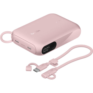 Belkin BoostCharge 10K Power Bank with Display (Pink)